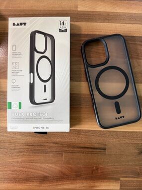 Huex Protect iPhone 16 Case in Smoke Black
